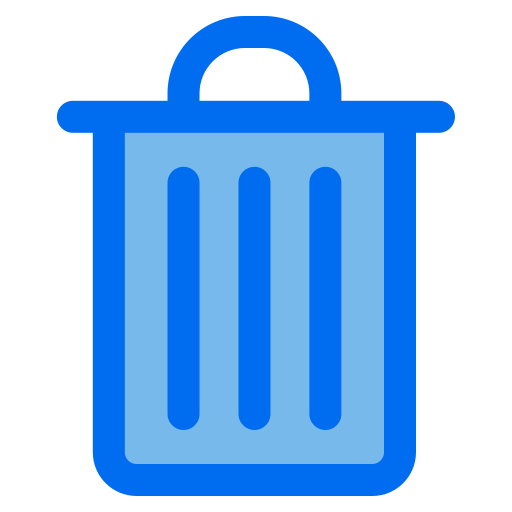 papierkorb Generic Blue icon