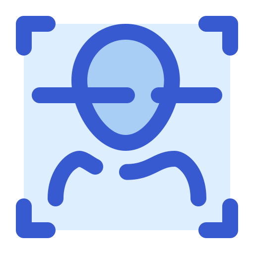 gesichtsscanner Generic Blue icon