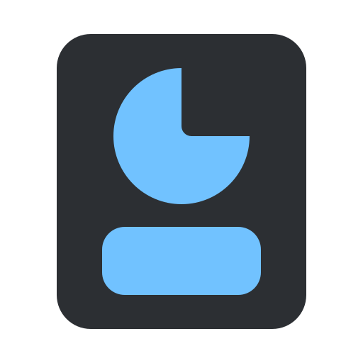 Analytic Generic Outline Color icon