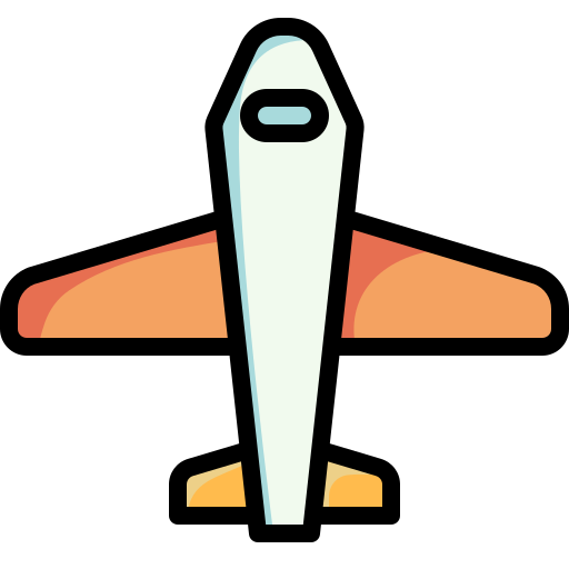 samolot Generic Outline Color ikona