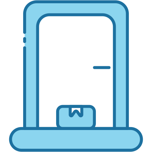 Door delivery Generic Blue icon