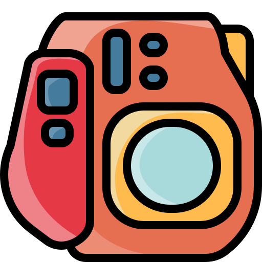 Photo camera Generic Outline Color icon