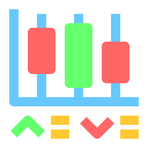 gráfico de velas Generic Flat icono