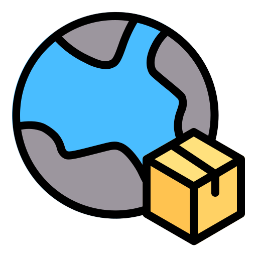 Shipping box Generic Outline Color icon