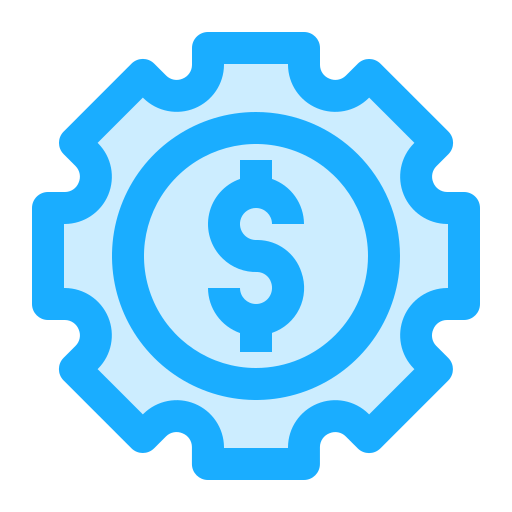 gestion de l'argent Generic Blue Icône