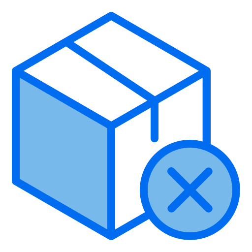 Cancelled Generic Blue icon