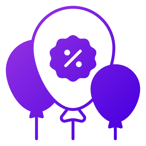 balony Generic Flat Gradient ikona