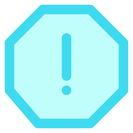 waarschuwing Generic Blue icoon