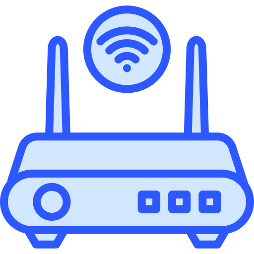 router bezprzewodowy Generic Blue ikona