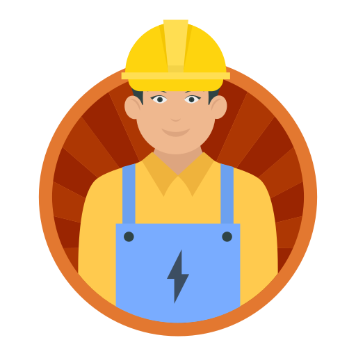 elektriker Generic Circular icon