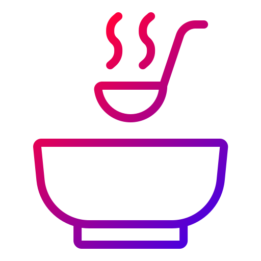 Hot soup Generic Gradient icon