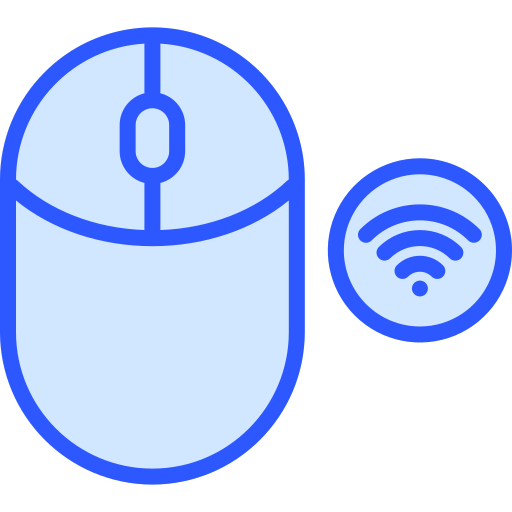 ratón de computadora Generic Blue icono