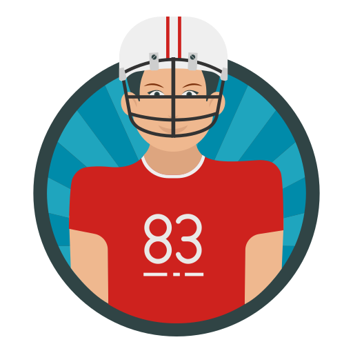 Rugby player Generic Circular icon