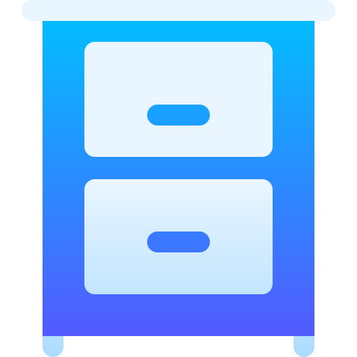 Filling cabinet Basic Gradient Gradient icon