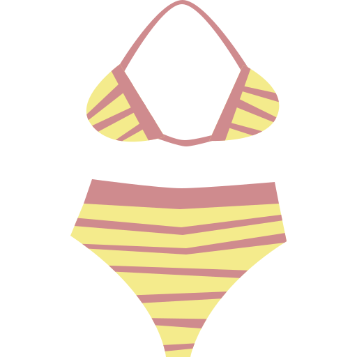 bikini Cartoon Flat Ícone