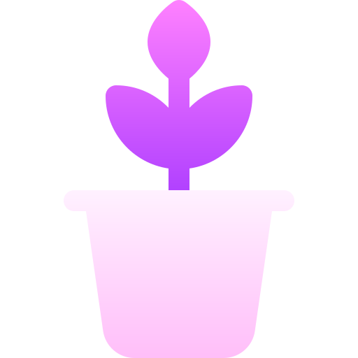 maceta Basic Gradient Gradient icono