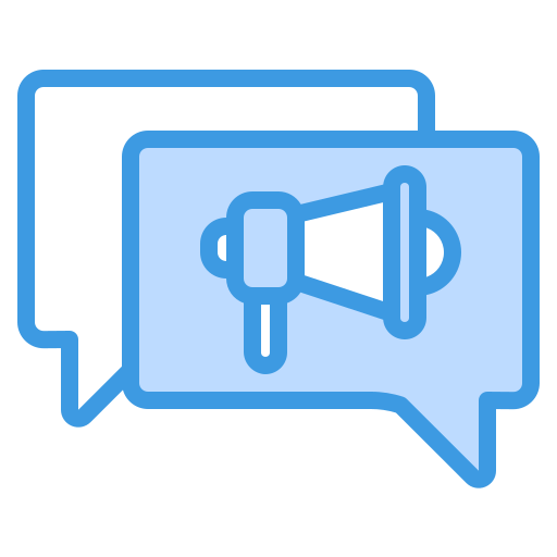 Communication Generic Blue icon