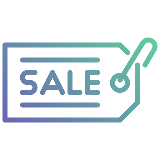 Sale Toempong Gradient icon