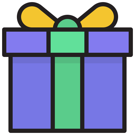 Gift Toempong Lineal color icon