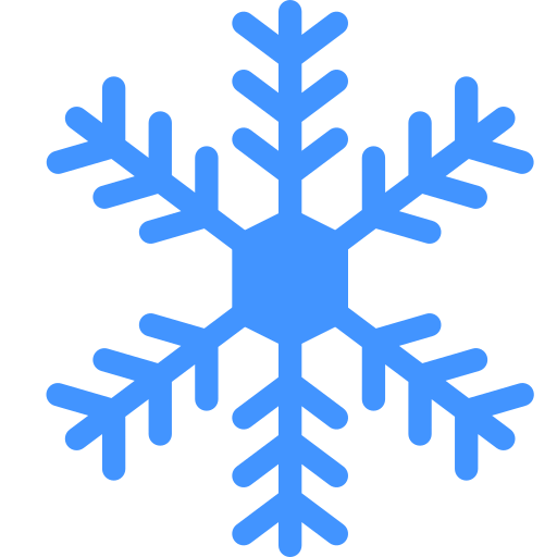 sneeuwvlok Generic Flat icoon