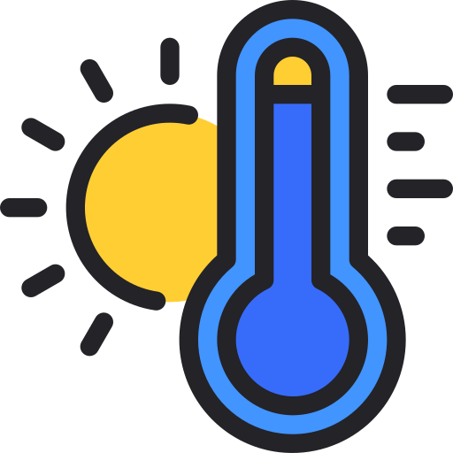 온도계 Generic Outline Color icon