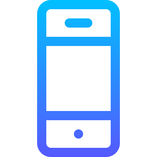 téléphone intelligent Basic Gradient Lineal color Icône