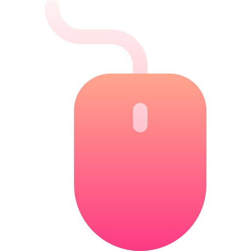 Mouse clicker Basic Gradient Gradient icon