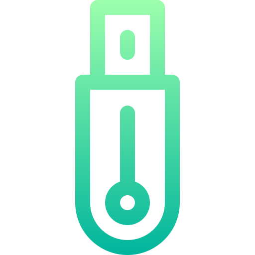 Usb Basic Gradient Lineal color icon