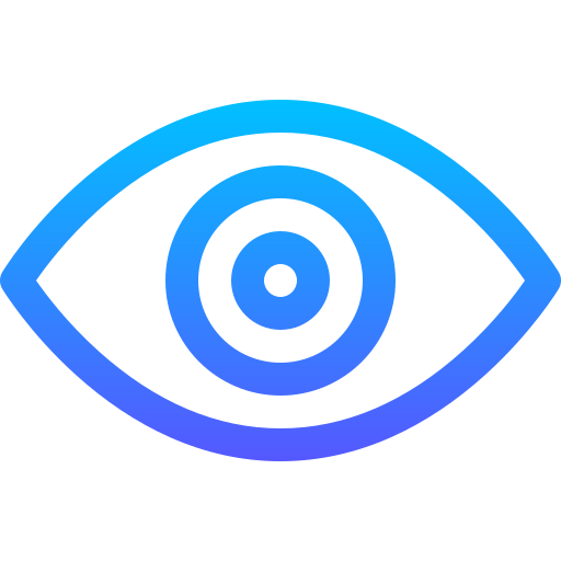 눈 Basic Gradient Lineal color icon