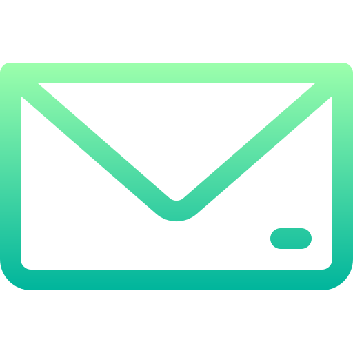 email Basic Gradient Lineal color icon