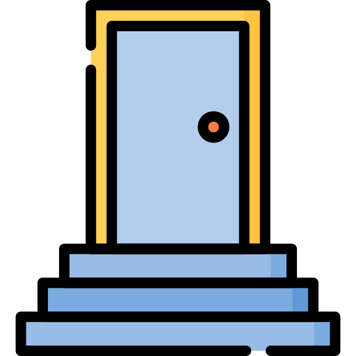 ドア Special Lineal color icon