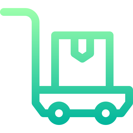 carretilla Basic Gradient Lineal color icono
