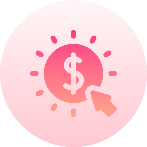Доллар Basic Gradient Circular иконка