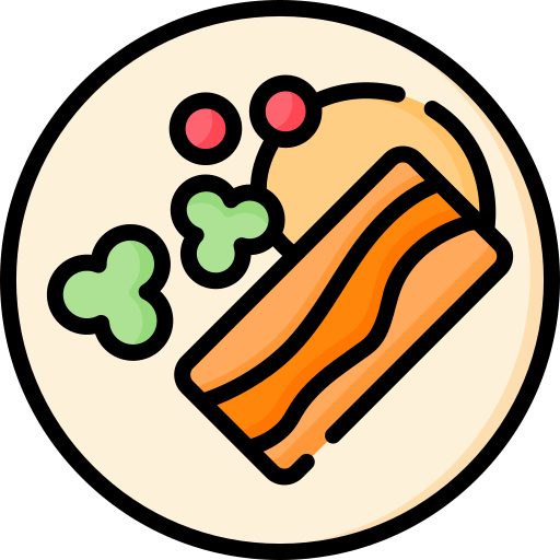 Salmon Special Lineal color icon