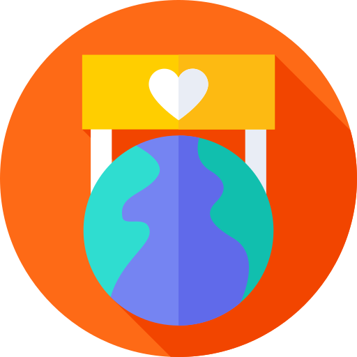 Humanitarian Flat Circular Flat icon