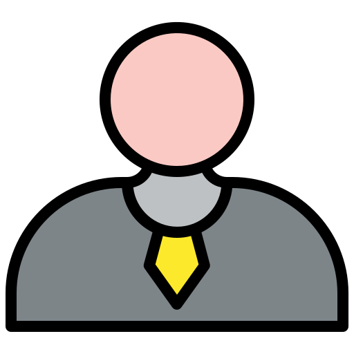 biznesmen Generic Outline Color ikona