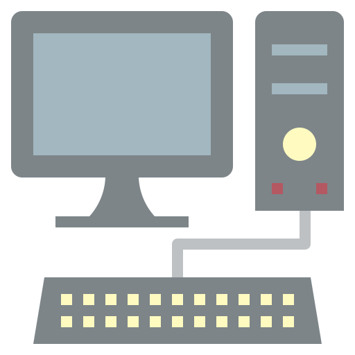 computadora personal Generic Flat icono