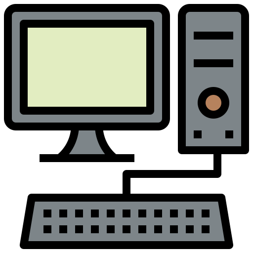 Personal computer Generic Outline Color icon