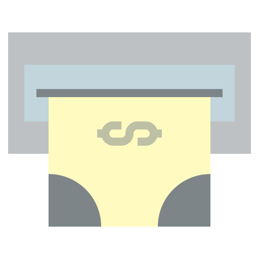 geldopname Generic Flat icoon