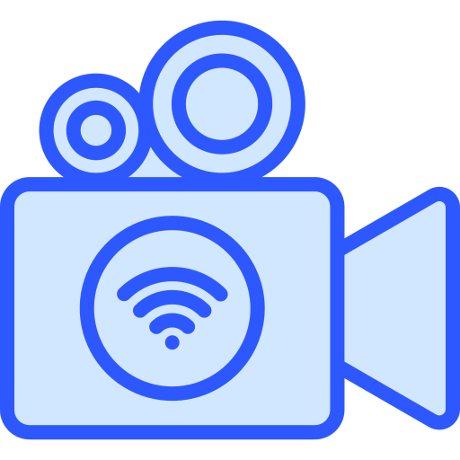 Video camera Generic Blue icon