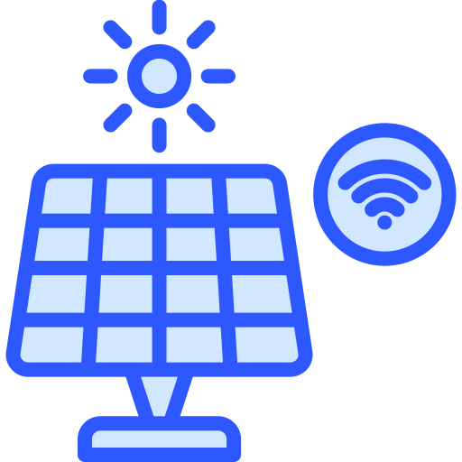 sistema solar Generic Blue icono