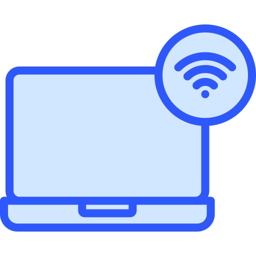 Laptop Generic Blue icon