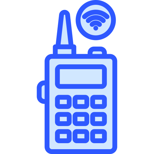 walkie talkie Generic Blue icono