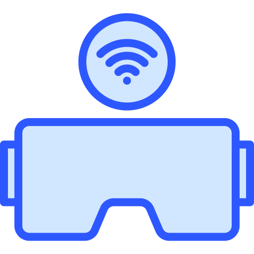 Virtual reality Generic Blue icon