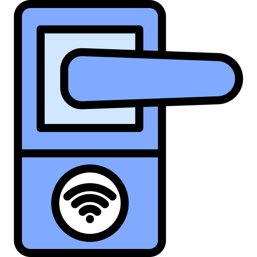 Smart door Generic Blue icon