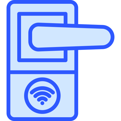 Smart door Generic Blue icon