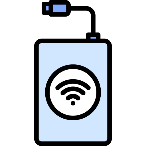 Внешний жесткий диск Generic Blue иконка