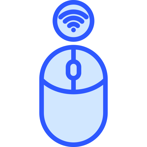 ratón de computadora Generic Blue icono