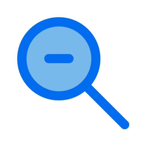 축소 옵션 Generic Blue icon