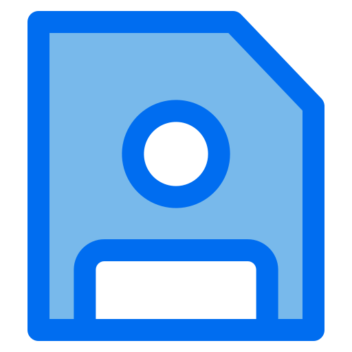 ドライブ Generic Blue icon